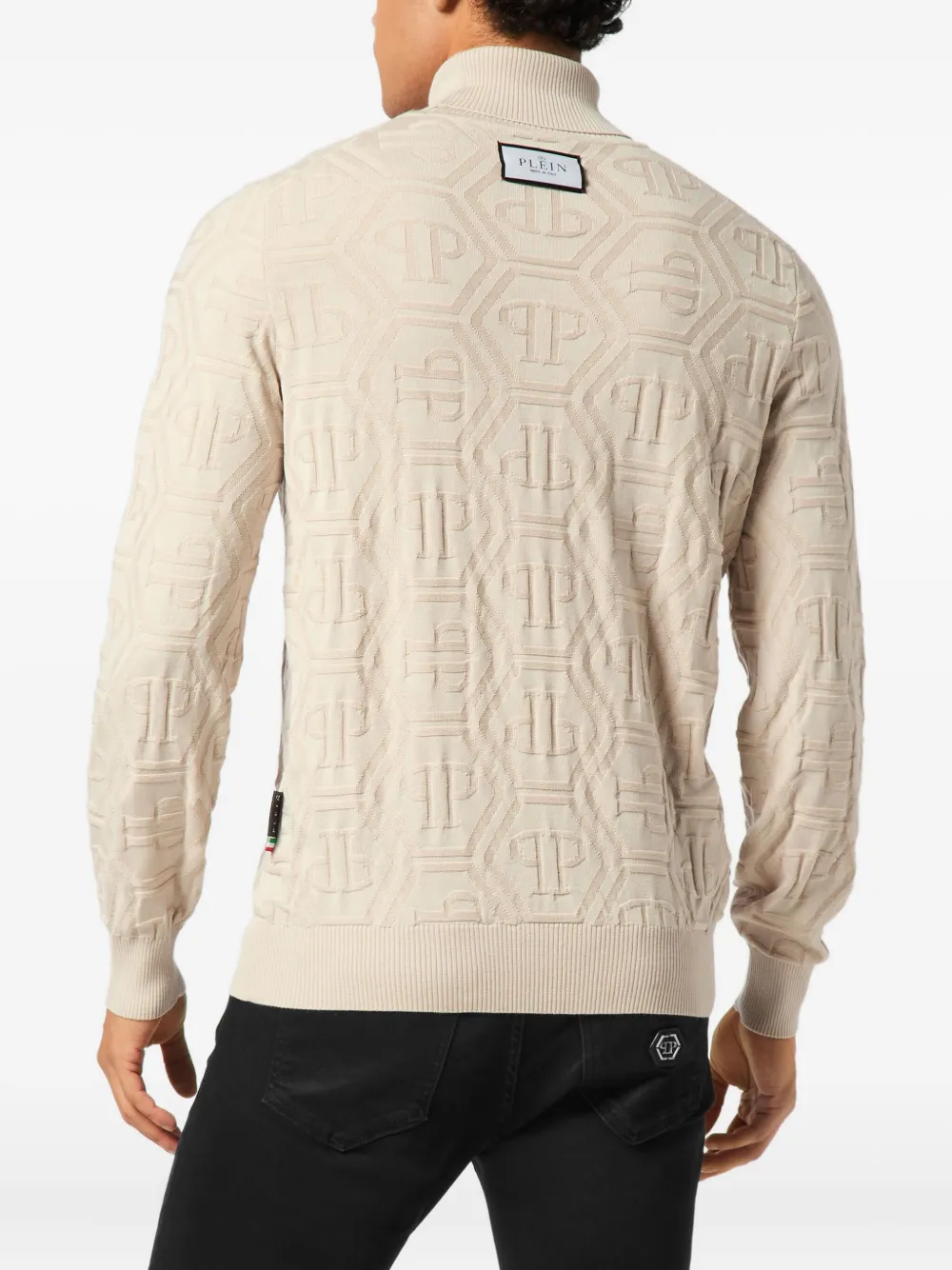 Philipp Plein Coltrui met monogram Beige