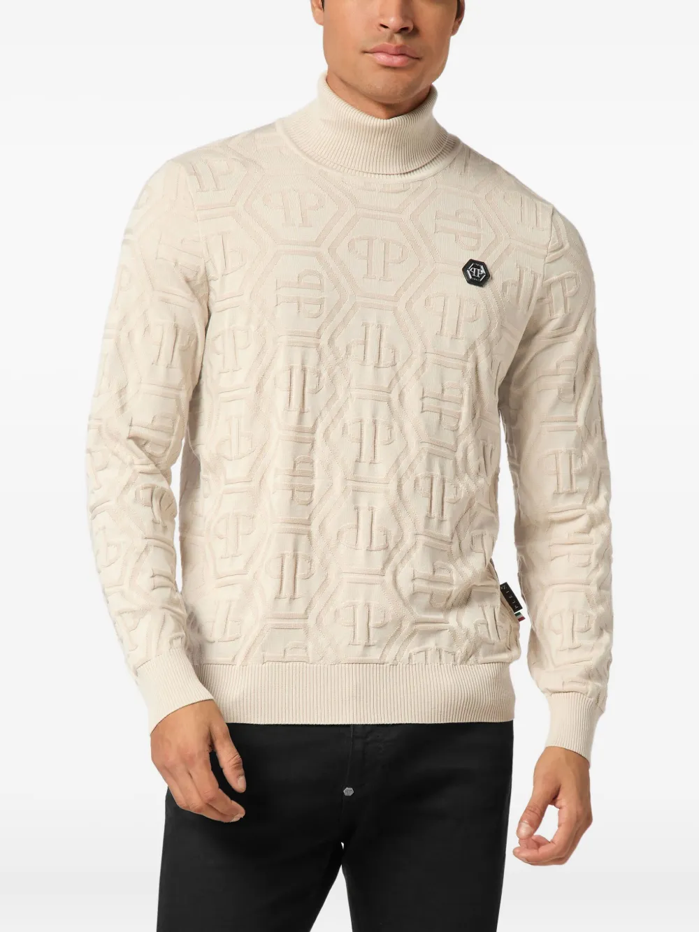 Philipp Plein Coltrui met monogram - Beige