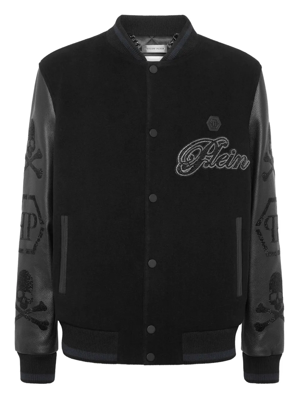 Philipp Plein  skull-embellished bomber jacket | Black | Image 1