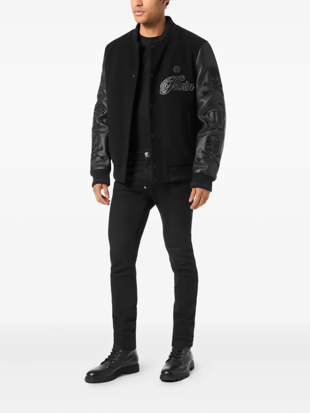 Philipp Plein  skull-embellished bomber jacket | Bomber Jackets | Image 2