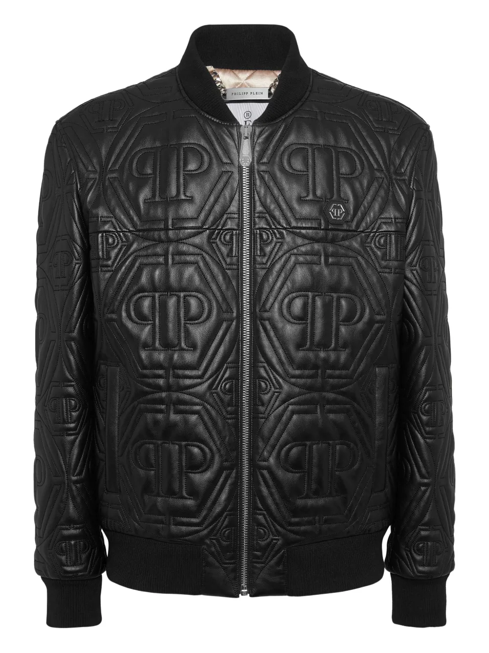 Philipp Plein Bomber goffrato - Nero