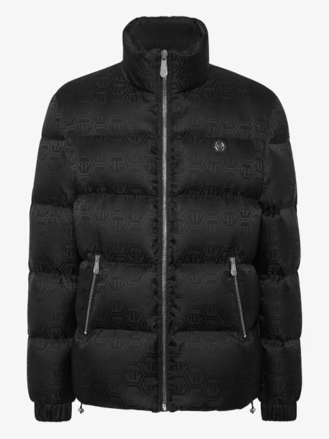 Philipp Plein monogram puffer jacket