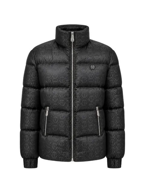 Philipp Plein monogram puffer jacket