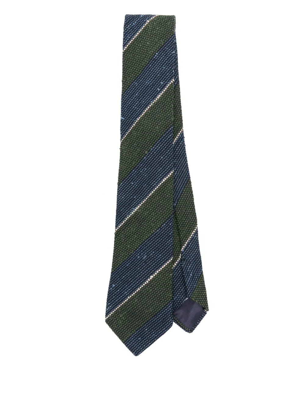 Tagliatore Gestreepte stropdas Blauw