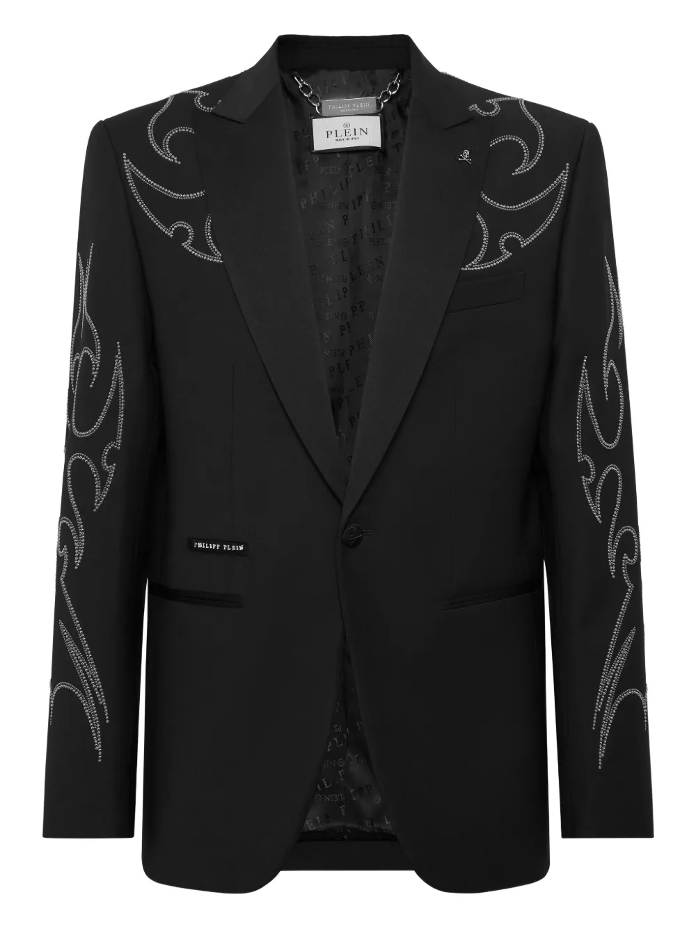 Philipp Plein embroidered blazer | Black | Image 1