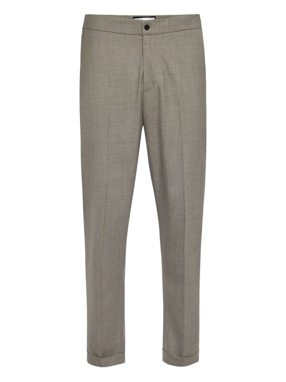 Philipp Plein elasticated-waistband cuffed trousers | Grey | Image 1