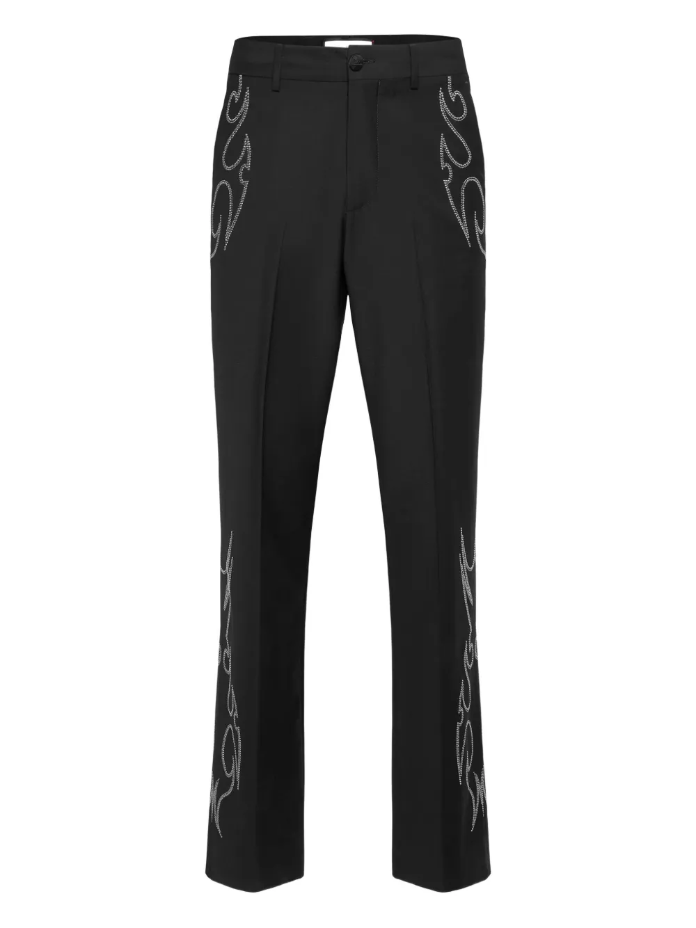 Philipp Plein flame-stud tailored trousers | Black | Image 1