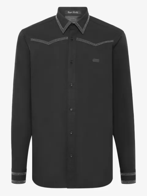 Philipp Plein chemise à détails de clous