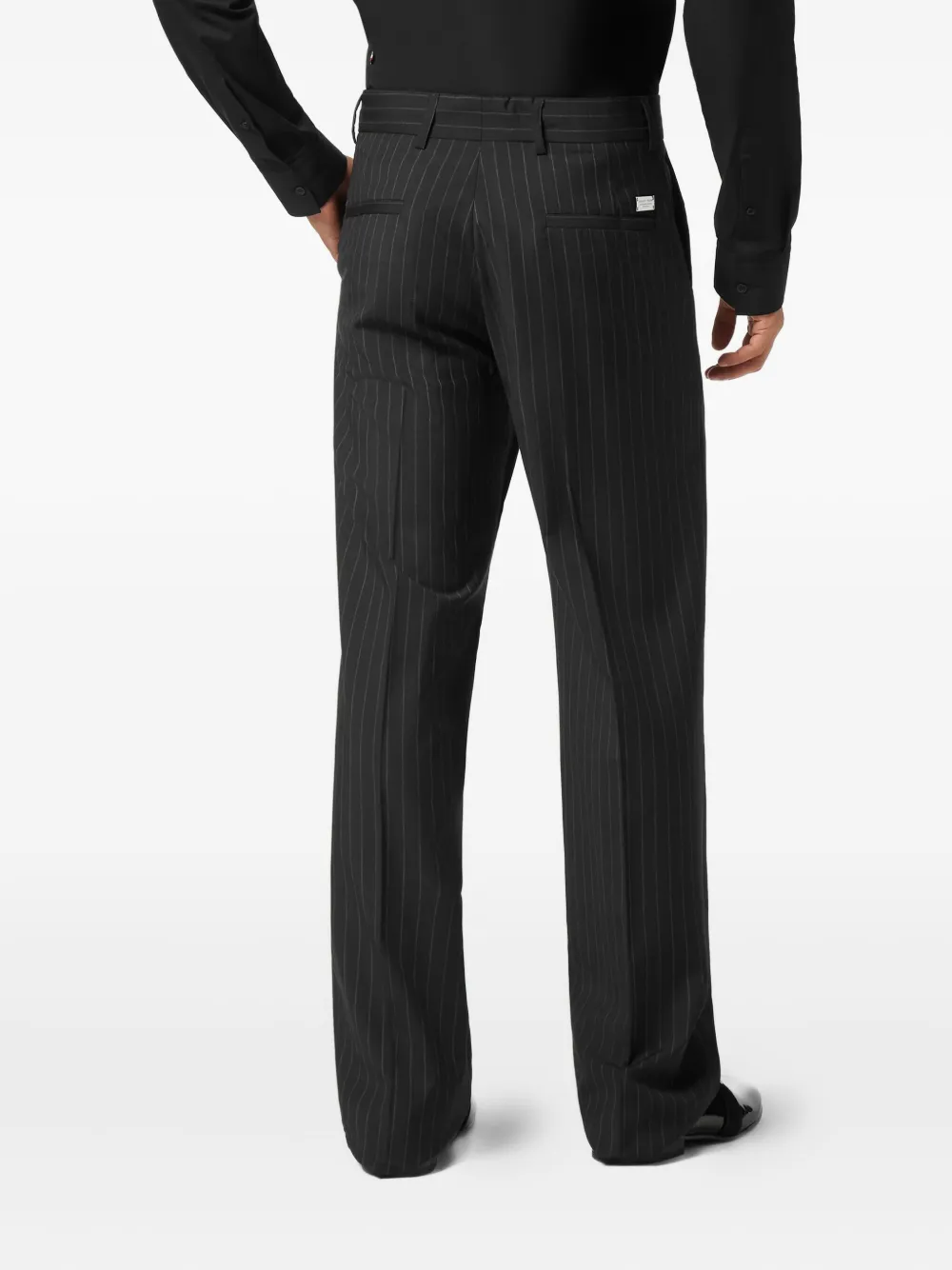 Philipp Plein Broek met krijtstreep Grijs