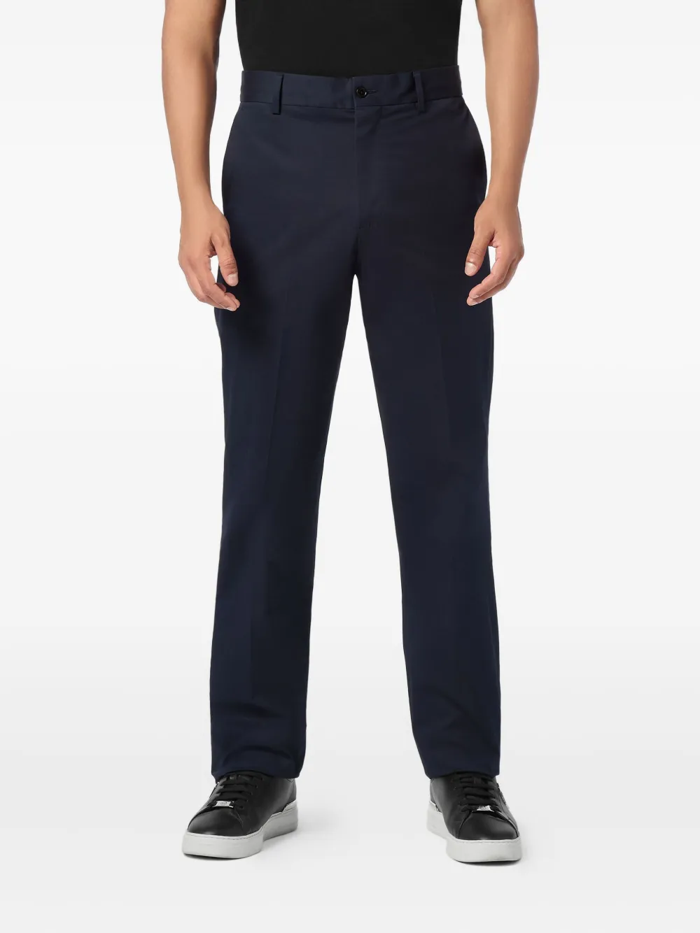Philipp Plein Broek met logoplakkaat - Blauw