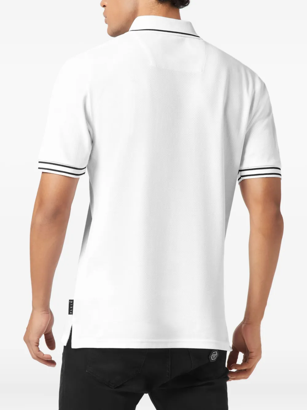 Philipp Plein Poloshirt met logopatch Wit