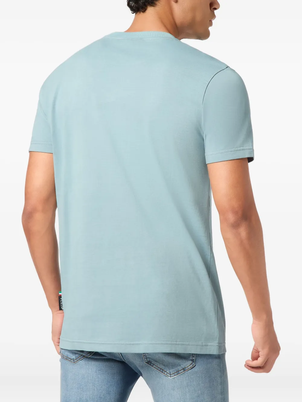 Philipp Plein Bunny Signature T-shirt Blauw