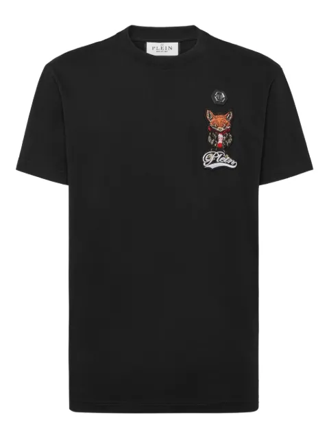 Philipp Plein fox-patch T-shirt