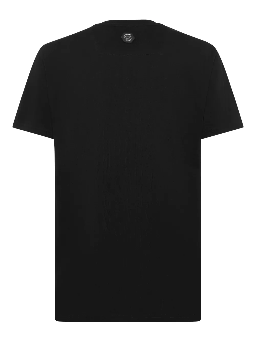Philipp Plein T-shirt met logo met glitters - Zwart