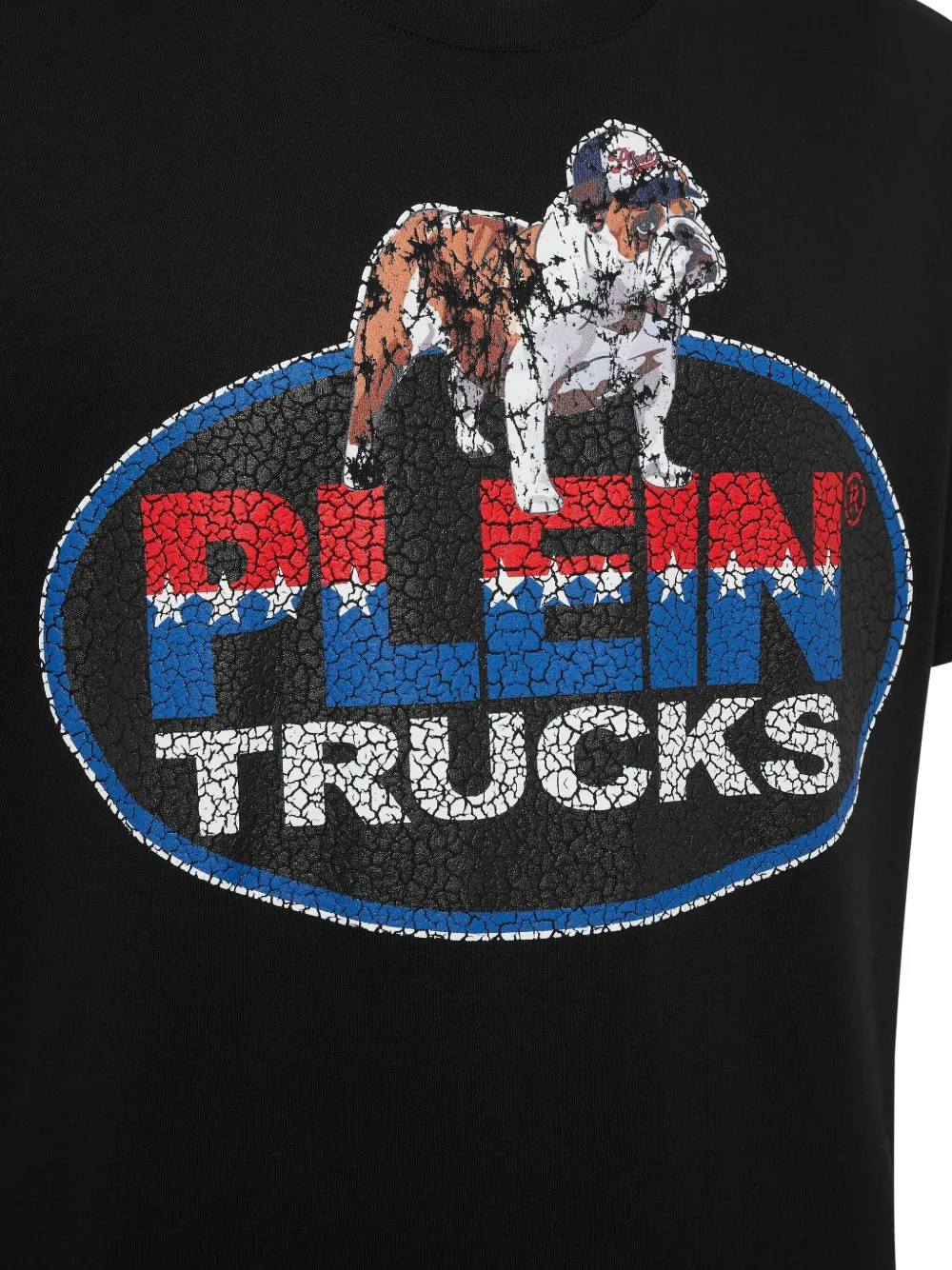 Philipp Plein T-shirt met grafische print Zwart