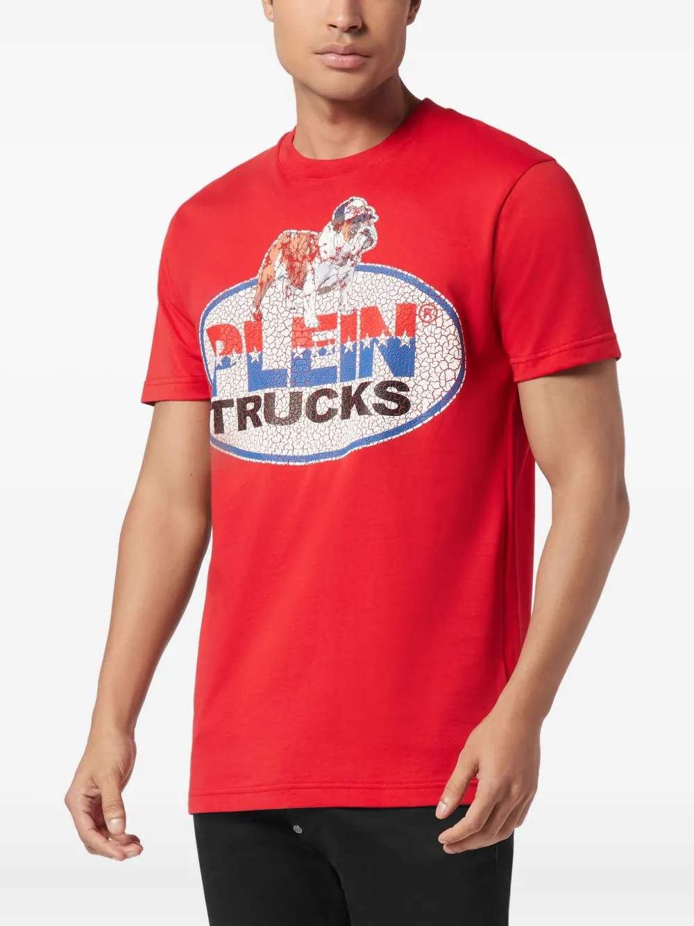 Philipp Plein Bulldog T-shirt - Rood