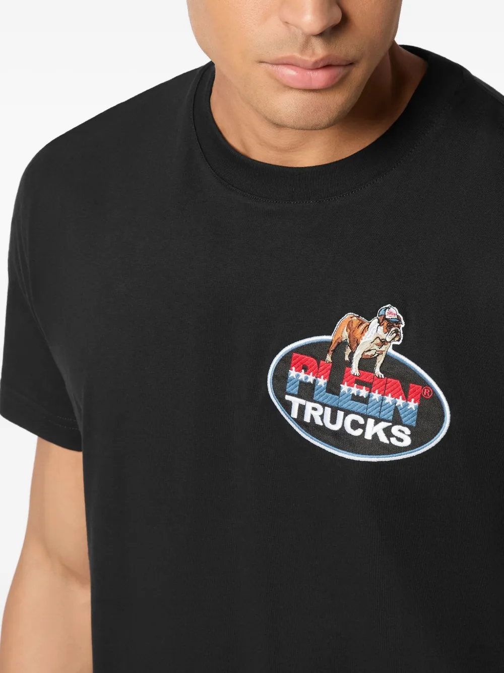 Philipp Plein T-shirt met logoprint Zwart