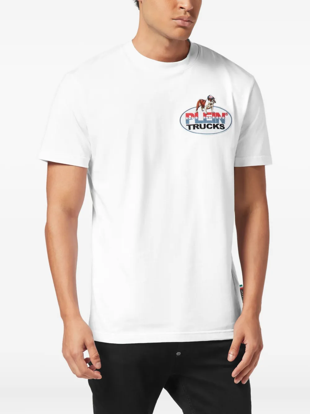 Philipp Plein T-shirt met logoprint - Wit