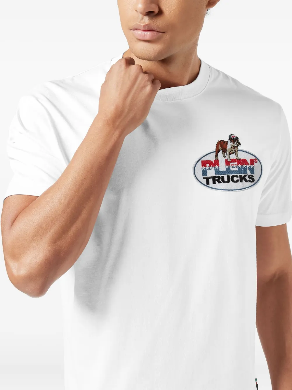 Philipp Plein T-shirt met logoprint Wit