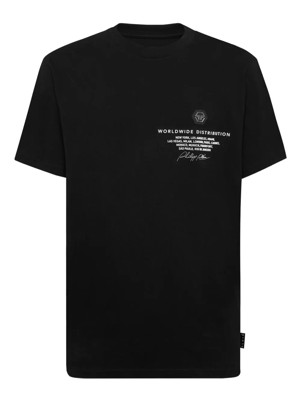 Philipp Plein playera con texto estampado | negro | Image 1