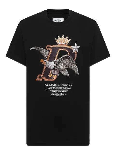 Philipp Plein eagle cotton T-shirt