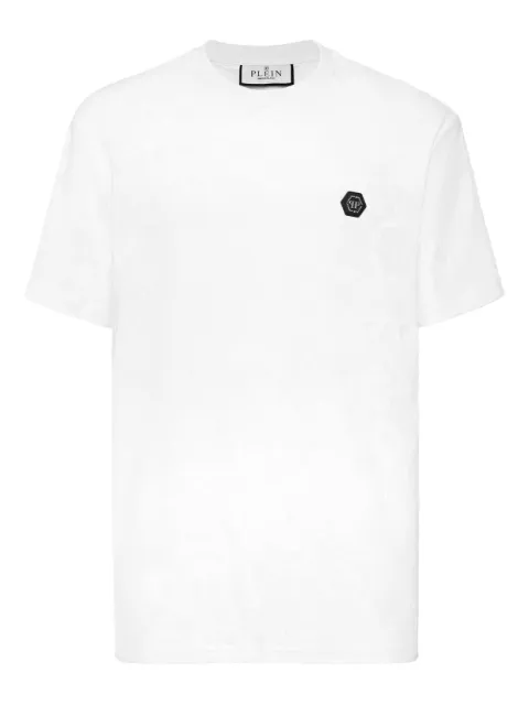 Philipp Plein monogram-pattern cotton T-shirt