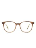 Garrett Leight Carrol round-frame glasses - Brown