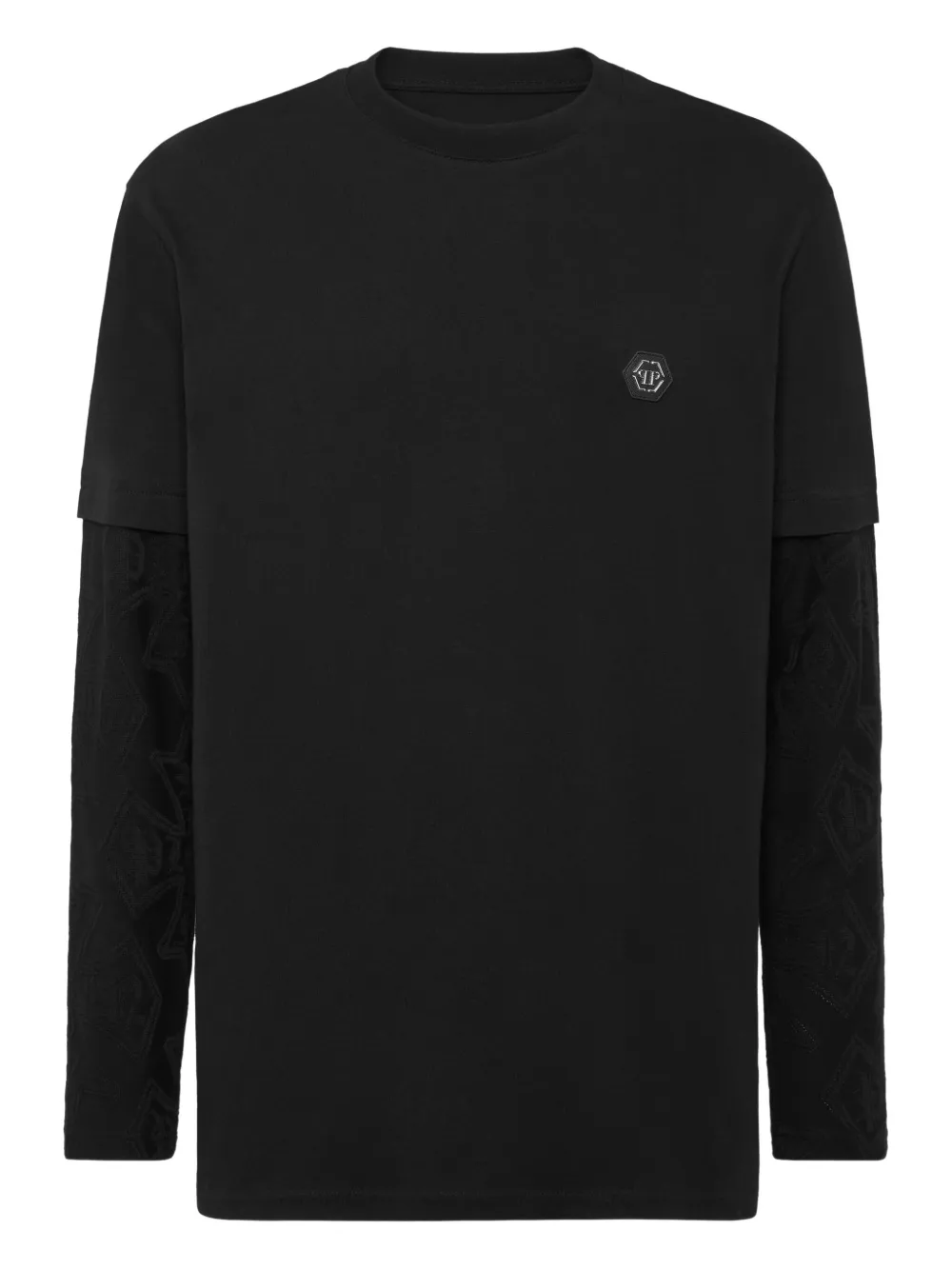 Philipp Plein playera con parche del logo | negro | Image 1