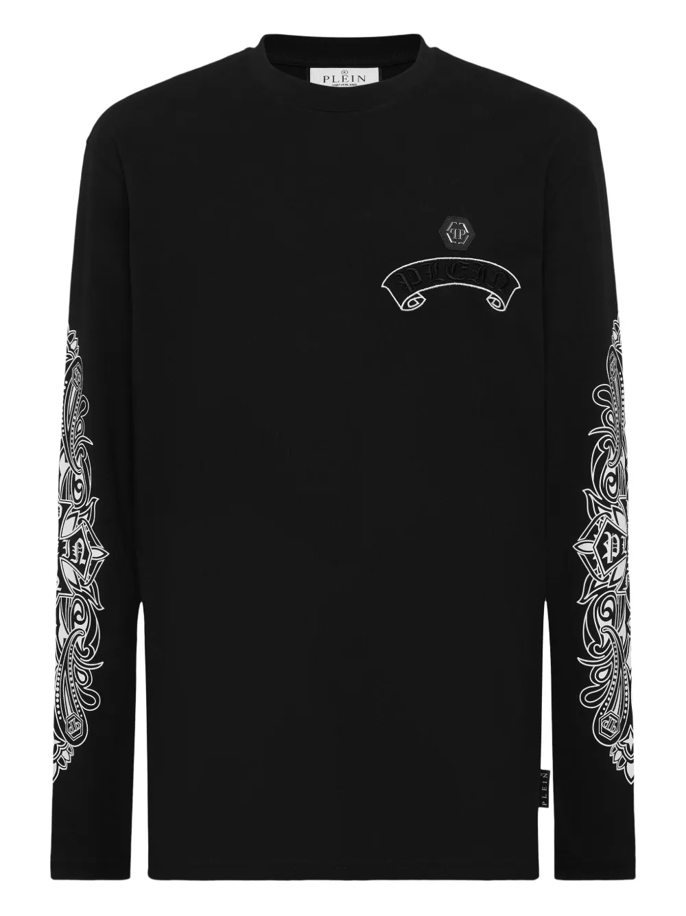 Philipp Plein playera Chrome Crest | negro | Image 1