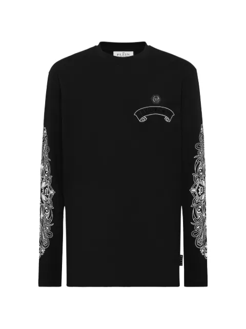 Philipp Plein long sleeve T-shirt Chrome Crest
