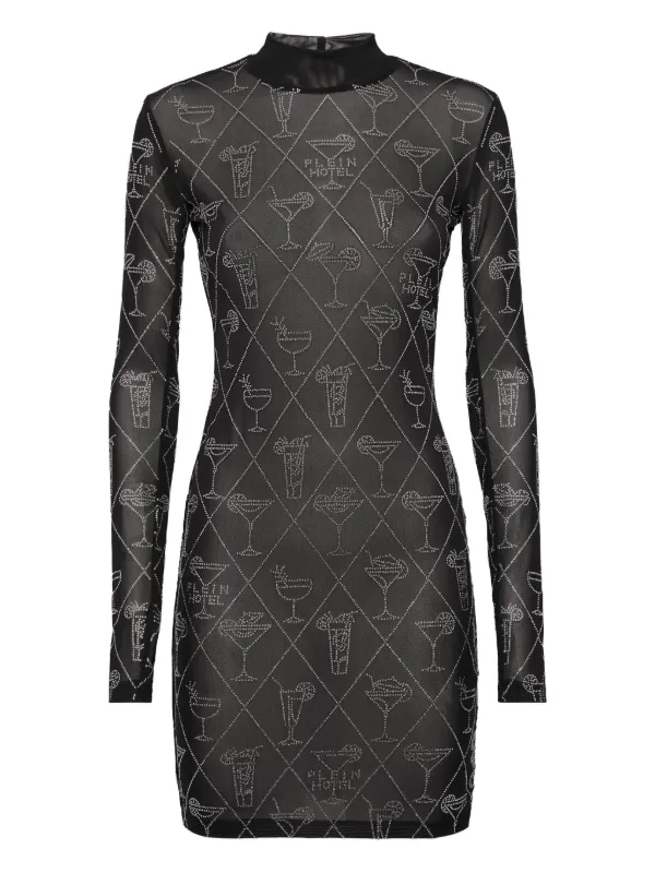 philipp plein mini dress PHILIPP PLEIN - Mini Dress Thunder