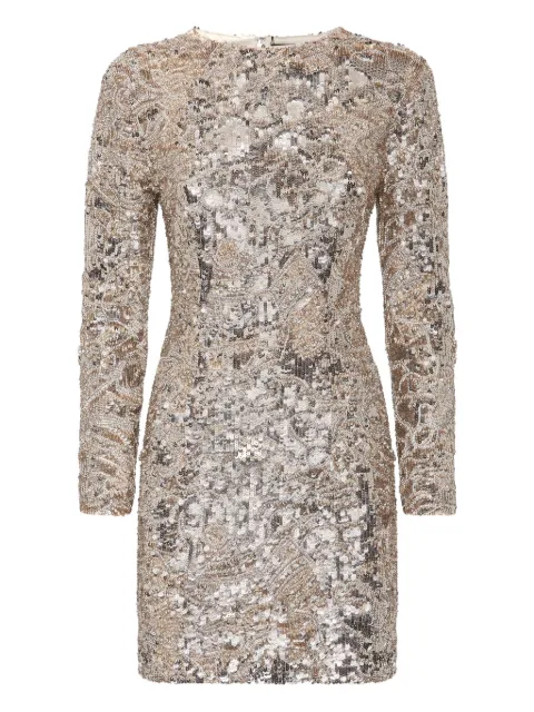 Philipp Plein Crystal Skull mini dress 