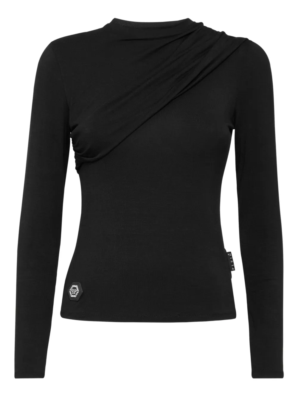 Philipp Plein Drapierter Pullover - Schwarz