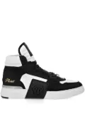 Philipp Plein Phantom Kicks mid-top leather sneakers - Black