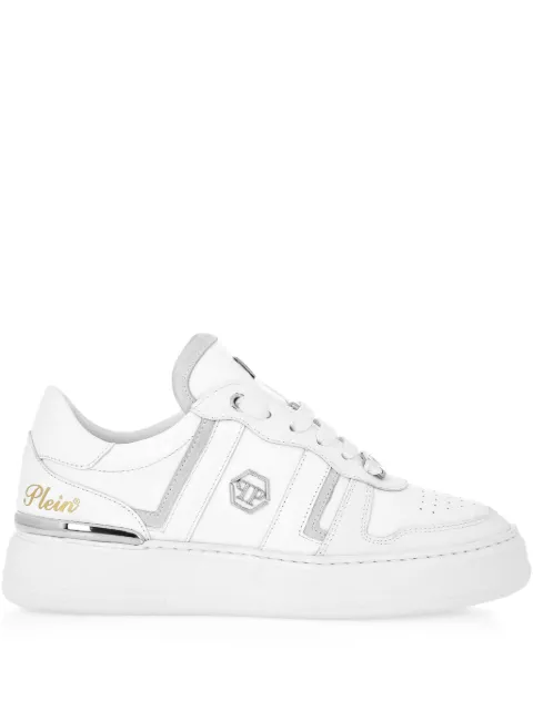Philipp Plein striped low-top sneakers