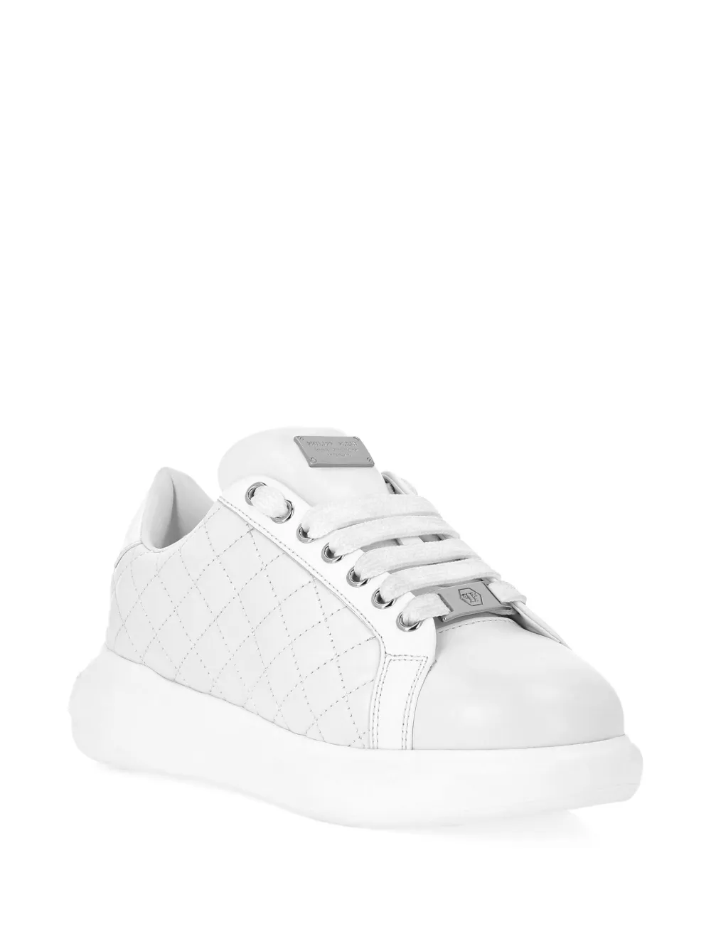 Philipp Plein Matelassé sneakers - Wit