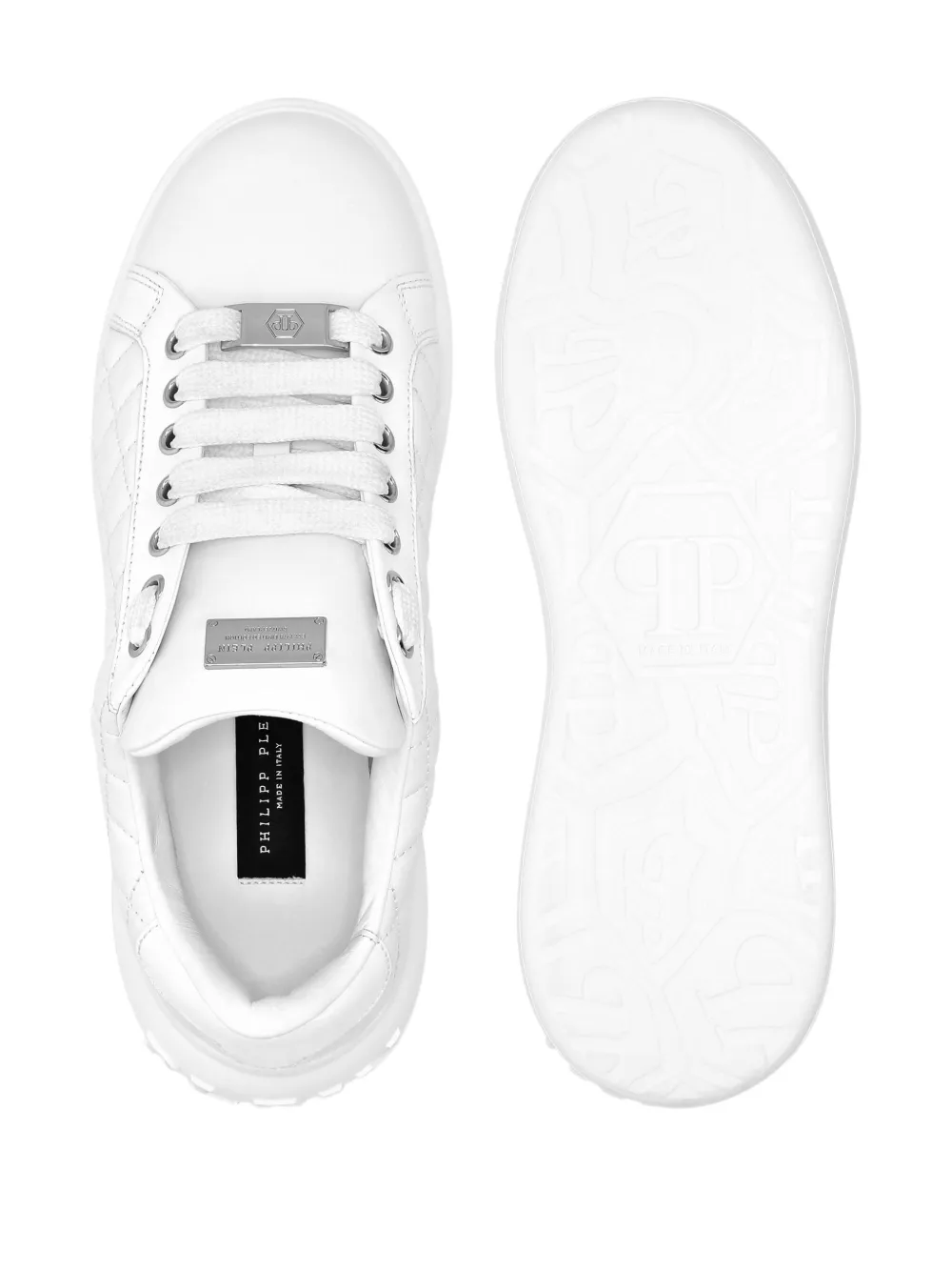 Philipp Plein matelassé sneakers White