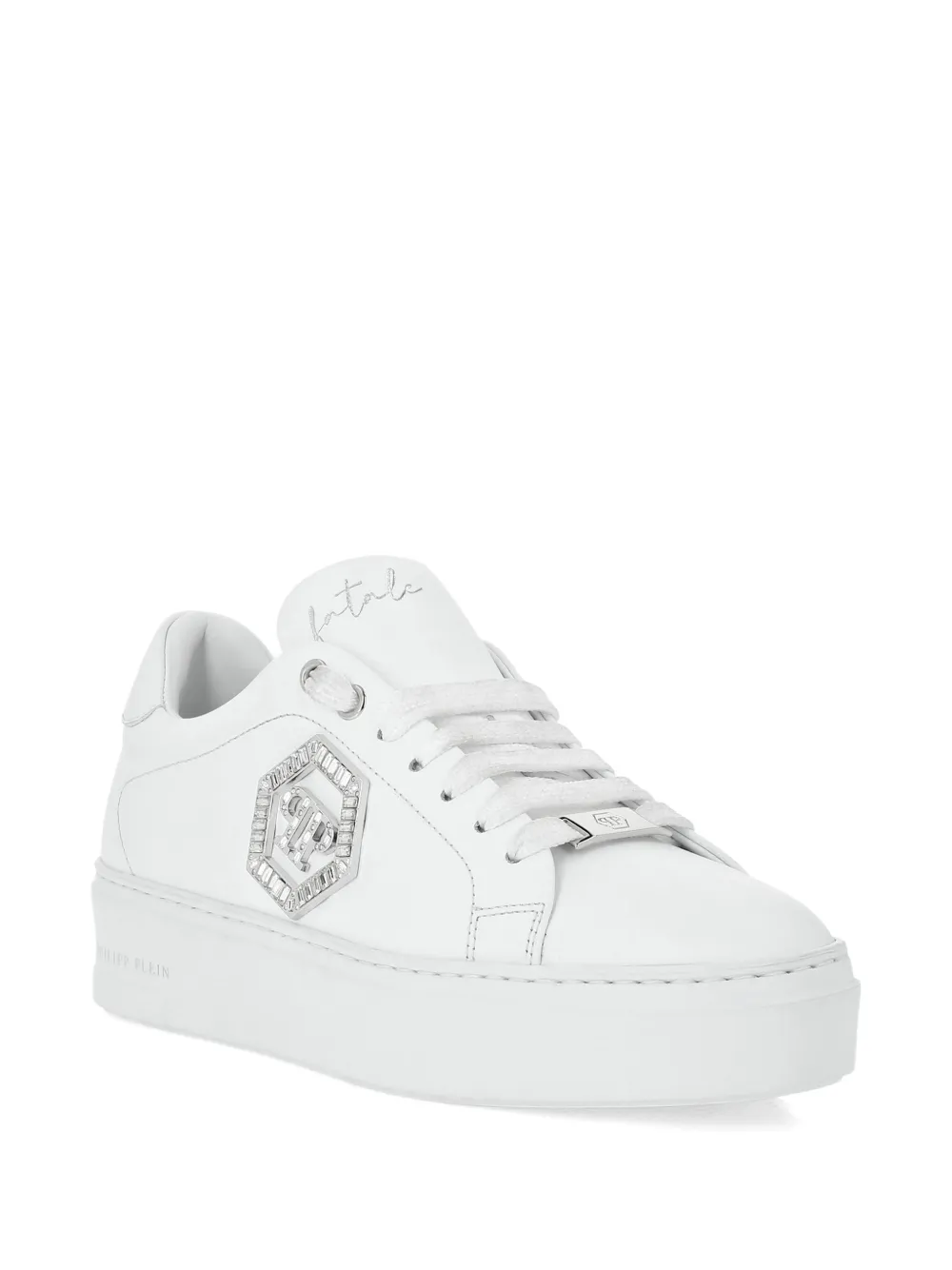 Philipp Plein crystal-embellished low-top sneakers White