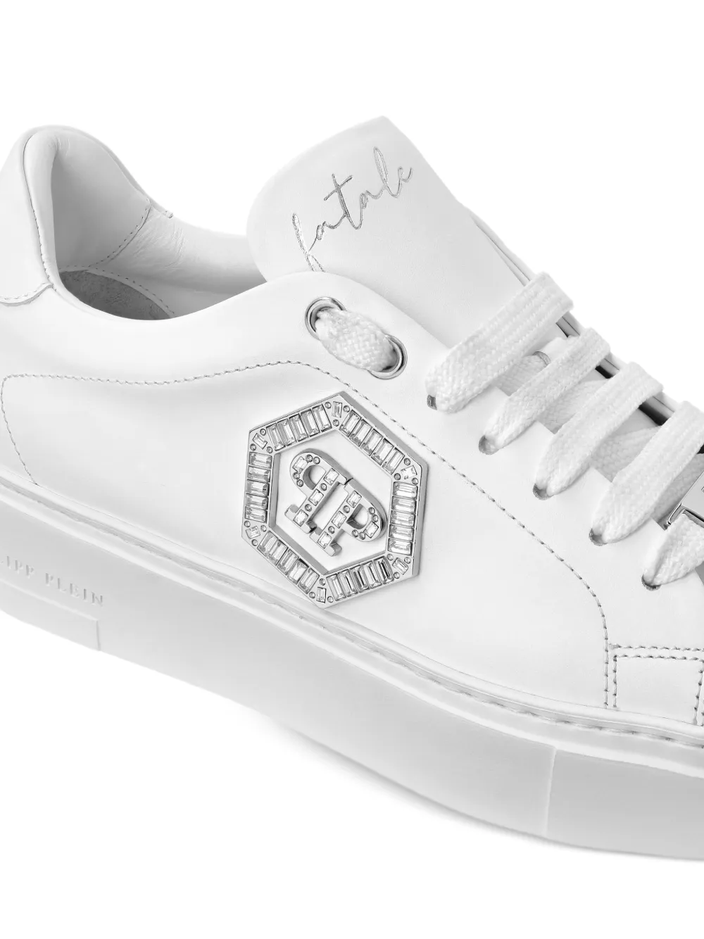 Philipp Plein crystal-embellished low-top sneakers White