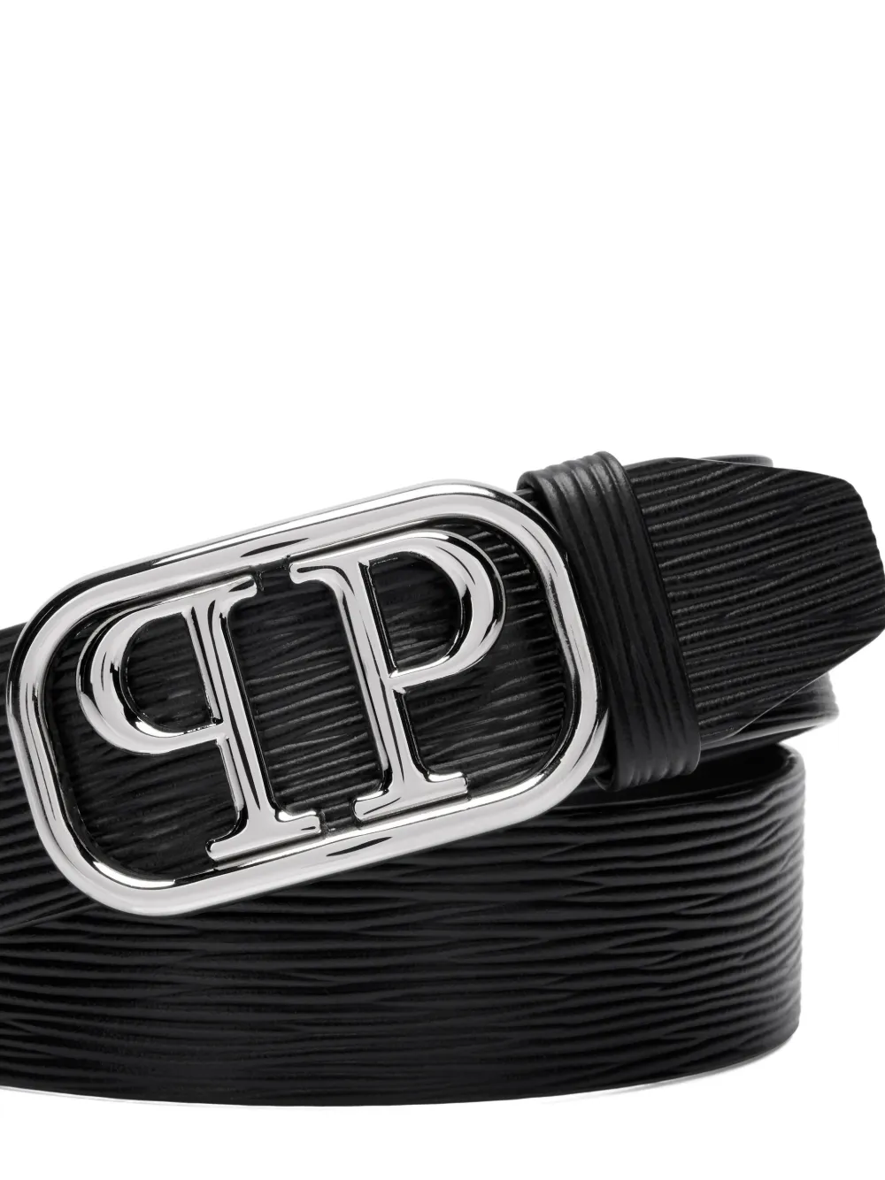 Philipp Plein Logo-buckle Belt In Black