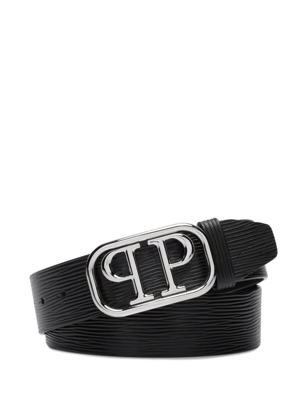 Philipp Plein Logo-buckle Belt In Black