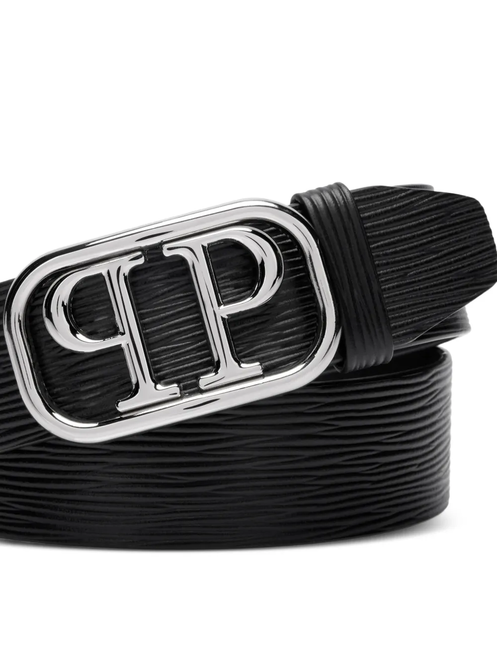 Philipp Plein Riem met logogesp Zwart