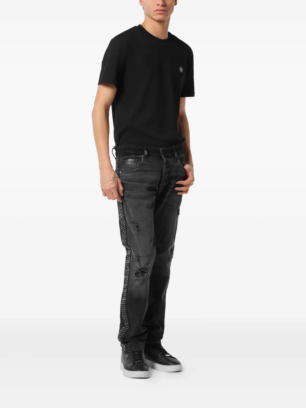 Philipp Plein Straight jeans - Blauw