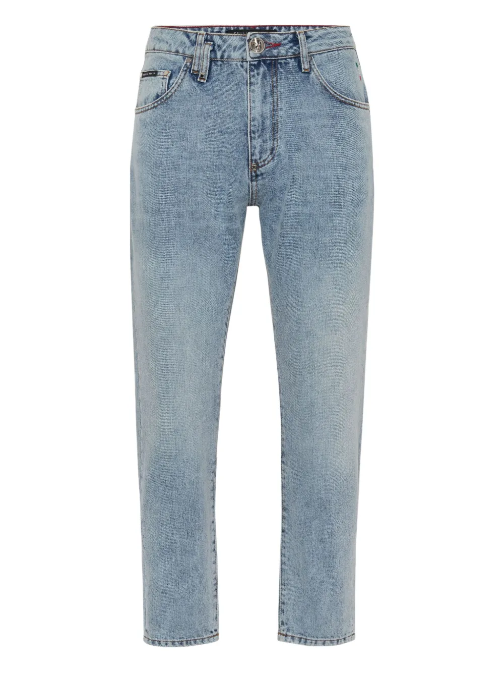 Philipp Plein straight-leg jeans Blauw
