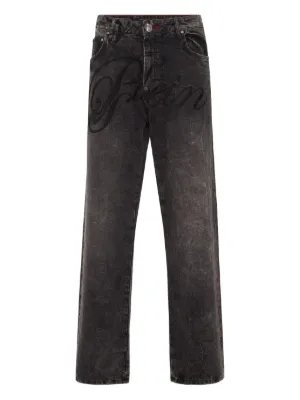 MASU Masu Boy Stardust Flared Jeans | Black | FARFETCH