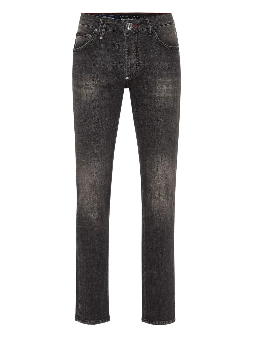 Philipp Plein Flying Money straight-leg jeans Zwart