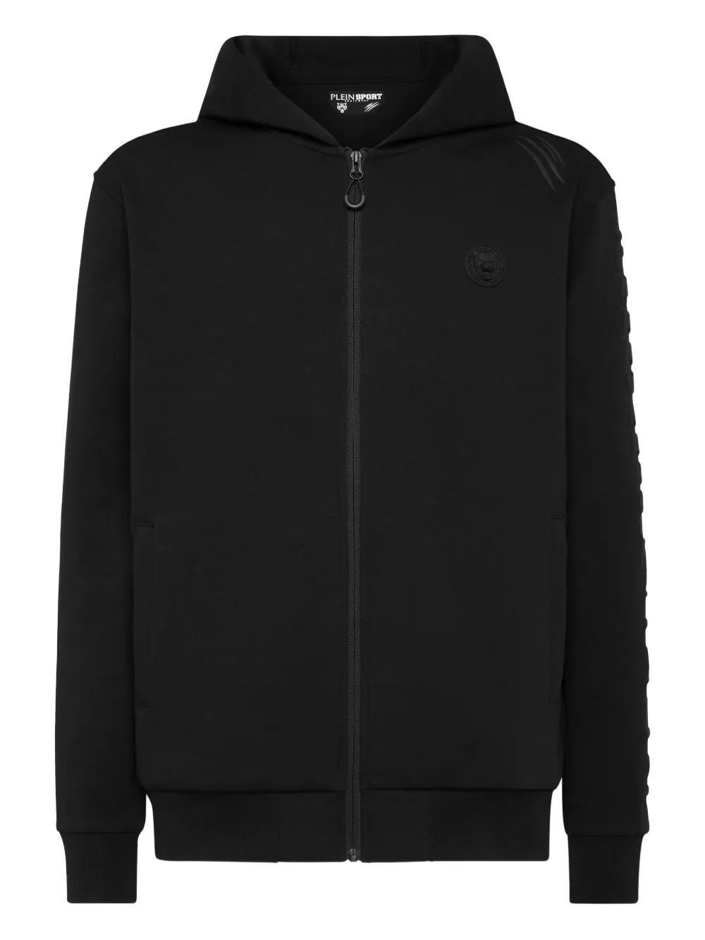 Plein Sport フーデッド スウェットジャケット - ブラック Plein Sport フーデッド スウェットジャケット - ブラック