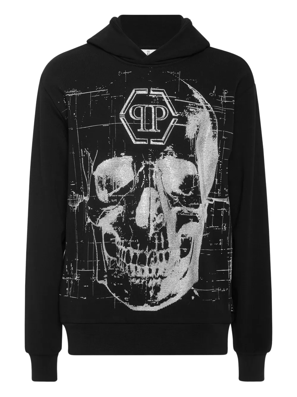 Philipp Plein cotton hoodie | Black | Image 1