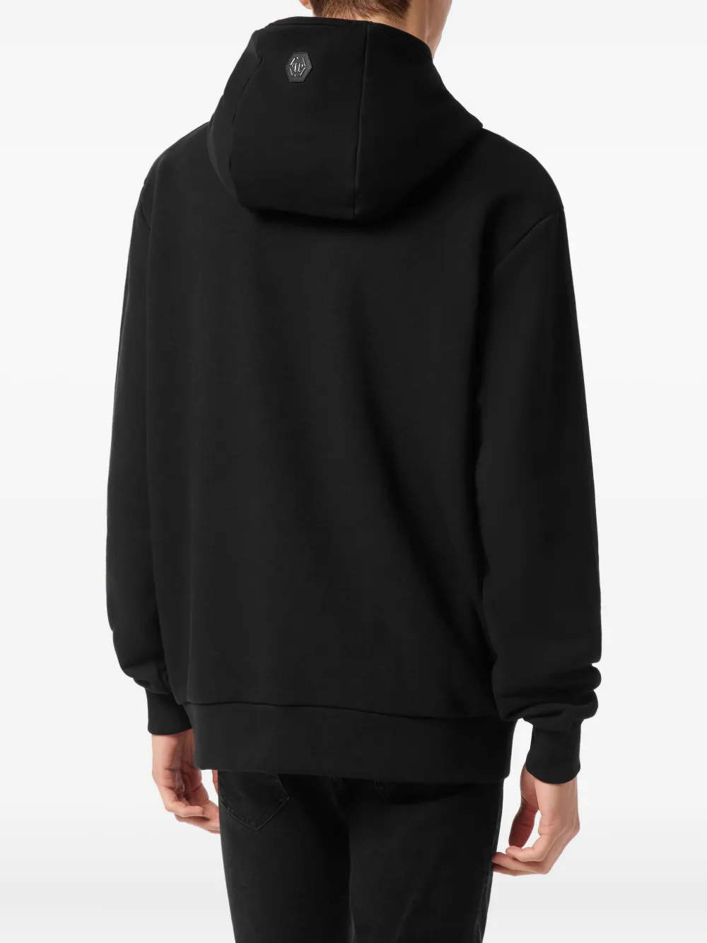 Philipp Plein Katoenen hoodie Zwart