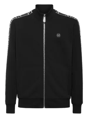 Givenchy Logo Tape Zipped Jacket | Black | FARFETCH